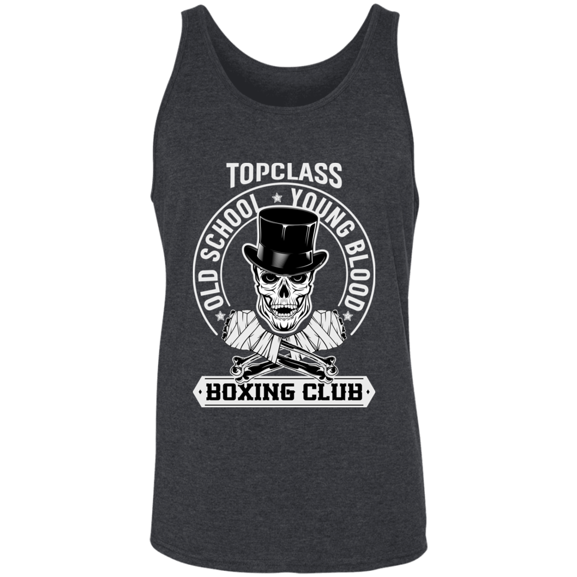 Topclass Old School Boxing Skull Tank Top