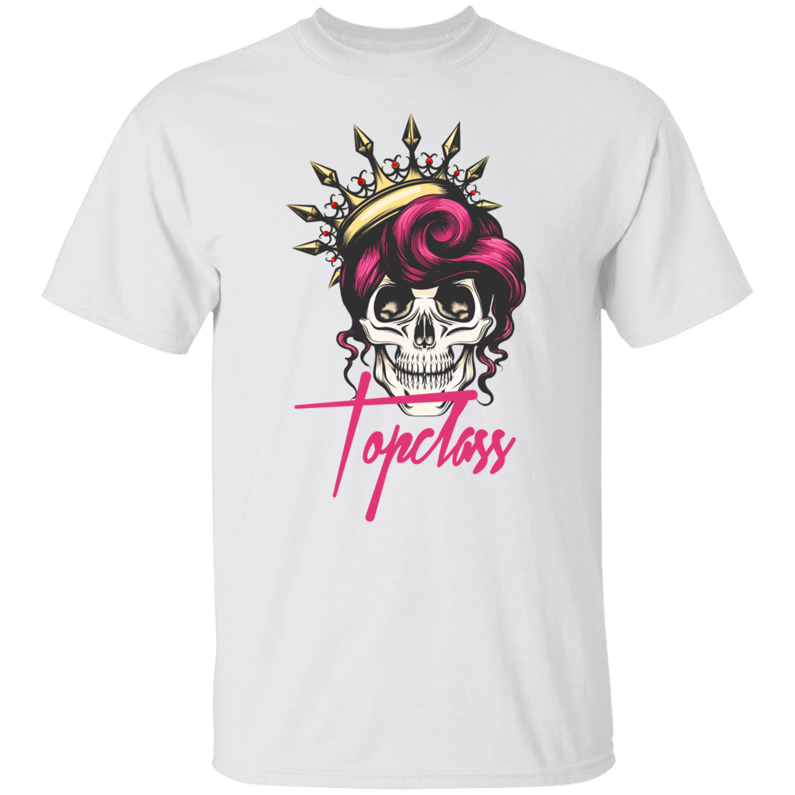 topclass pink hair skull - Topclass Mafia