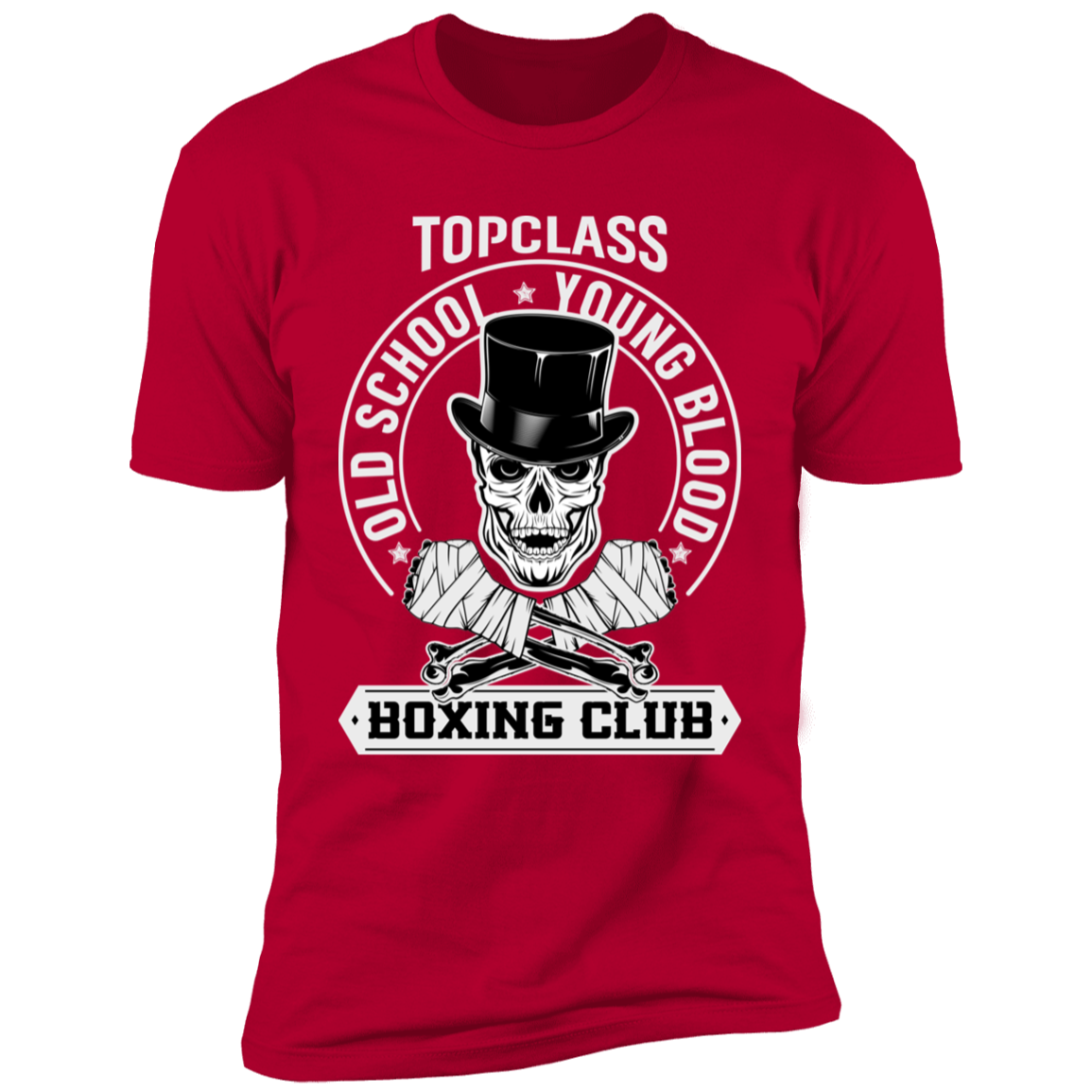 Topclass Old School Boxing Skull Tshirt