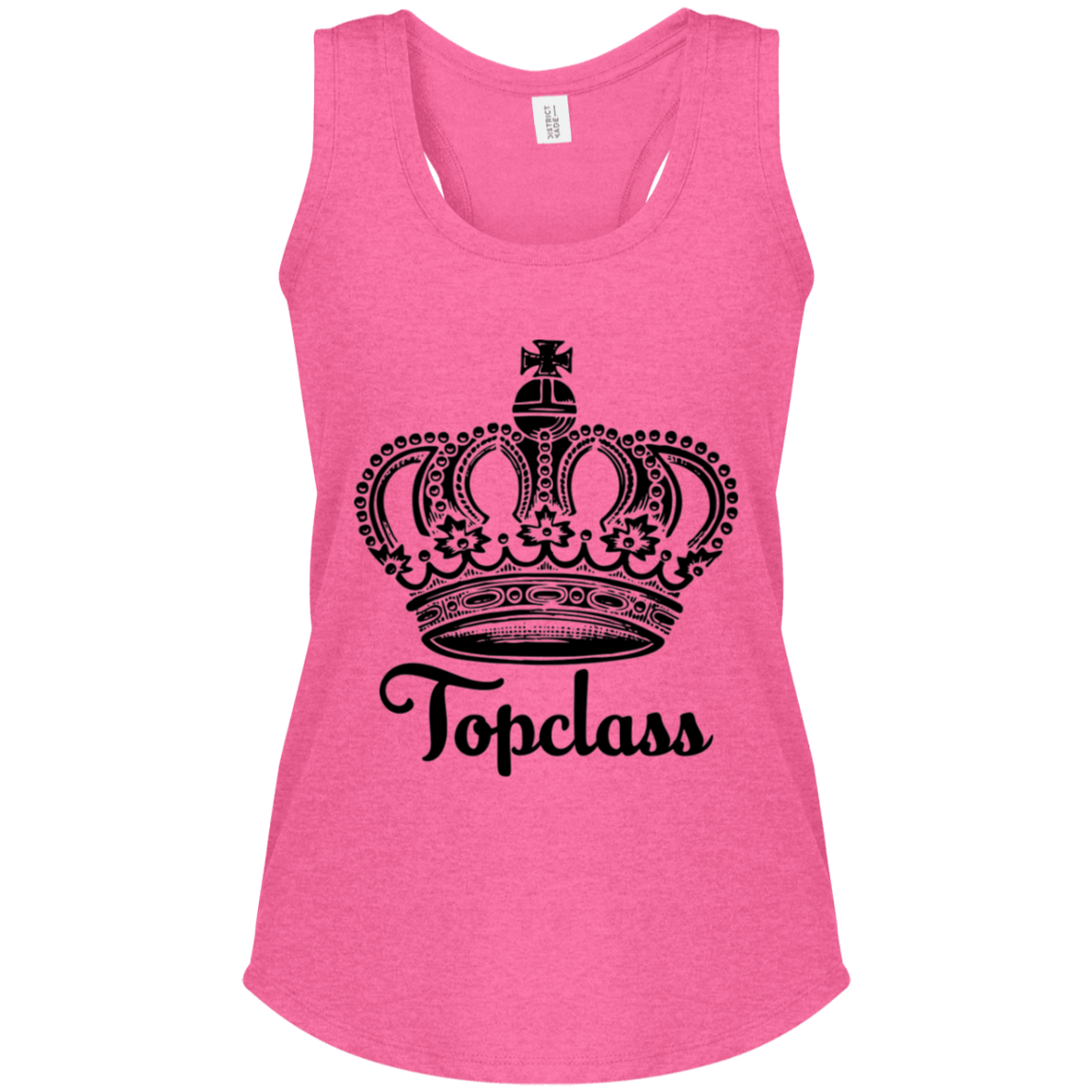 Topclass Black Logo Crown Tank Top