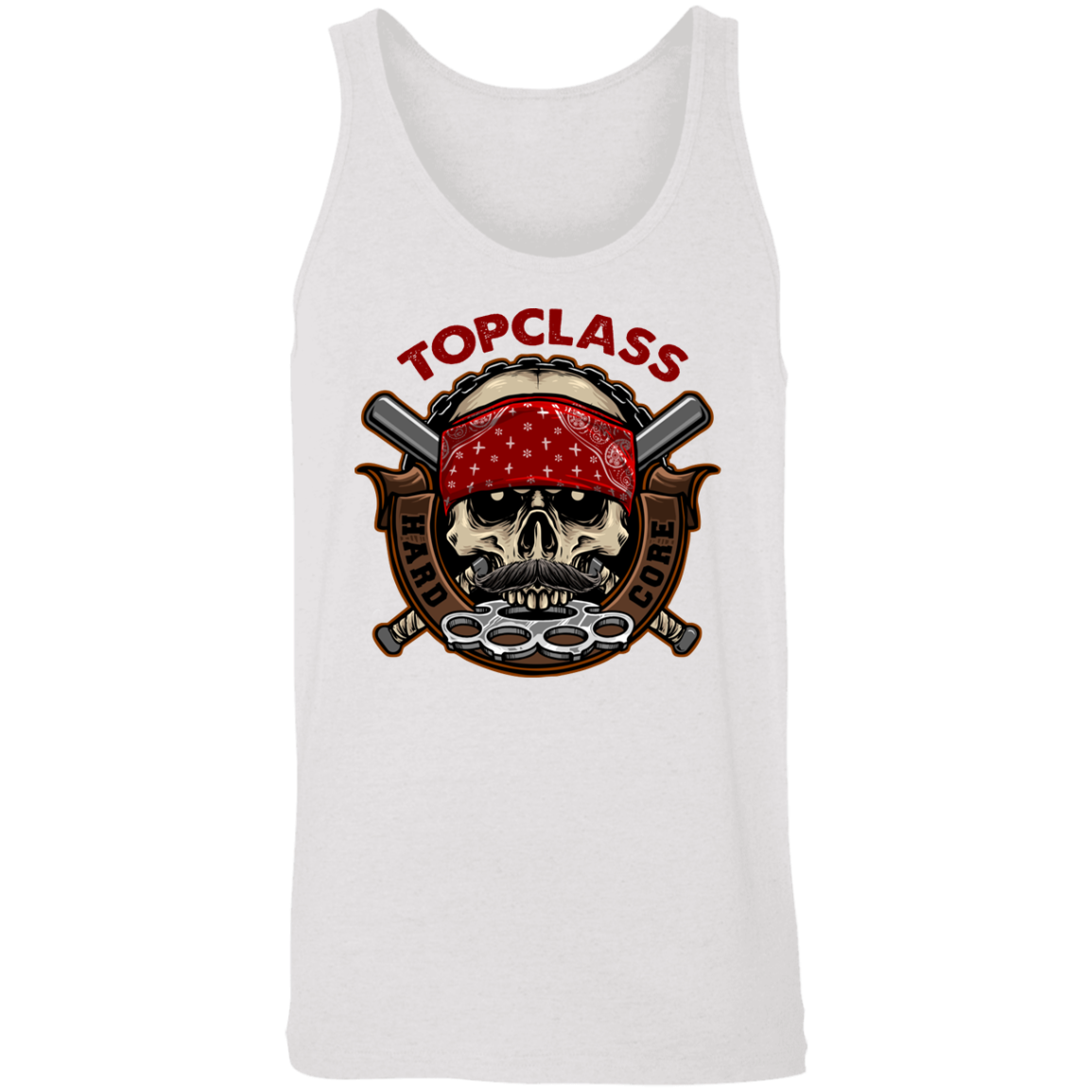 Topclass Skull and Brass Knuckles Tank Top