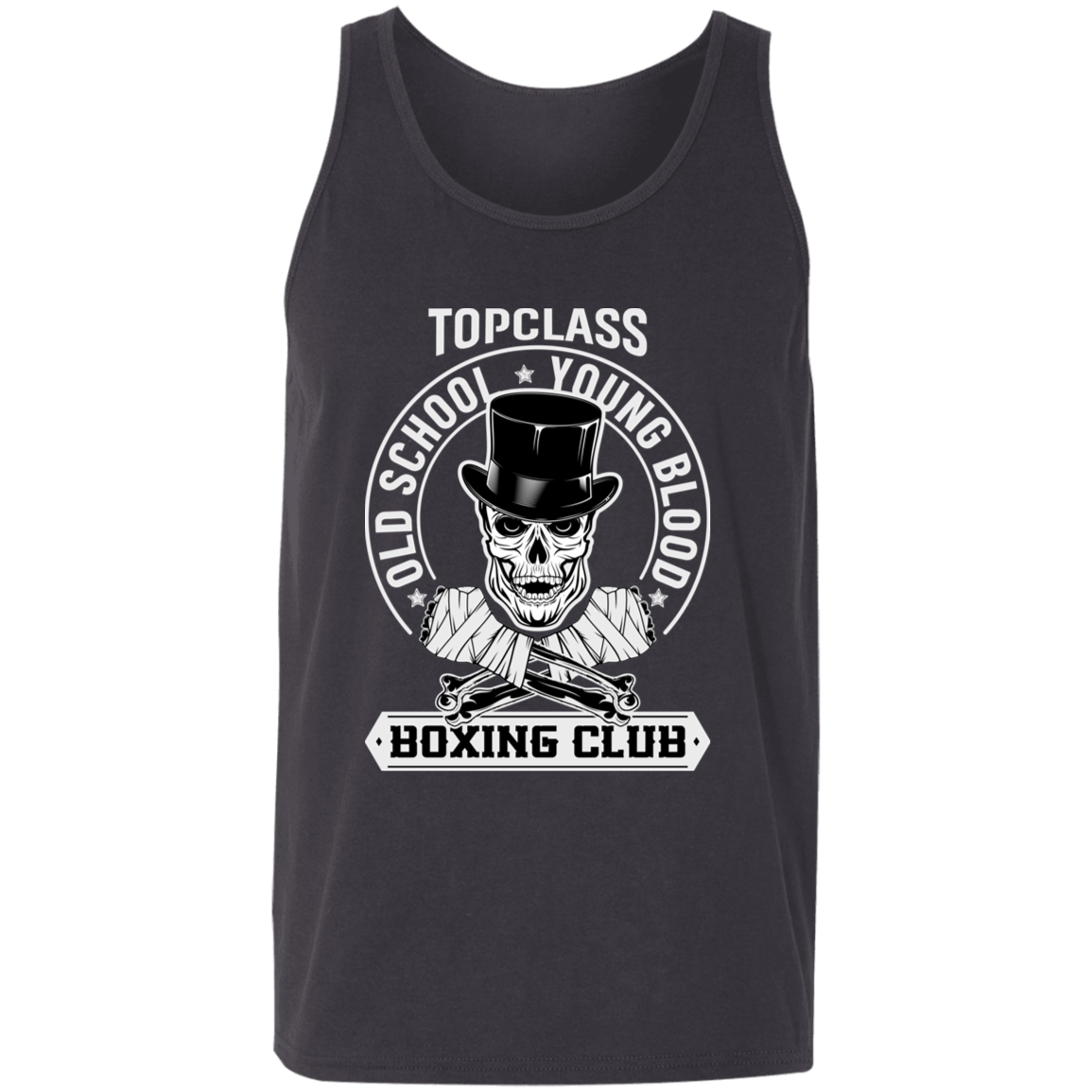 Topclass Old School Boxing Skull Tank Top