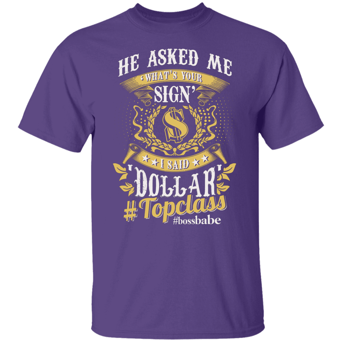 Topclass Dollar Sign Tshirt