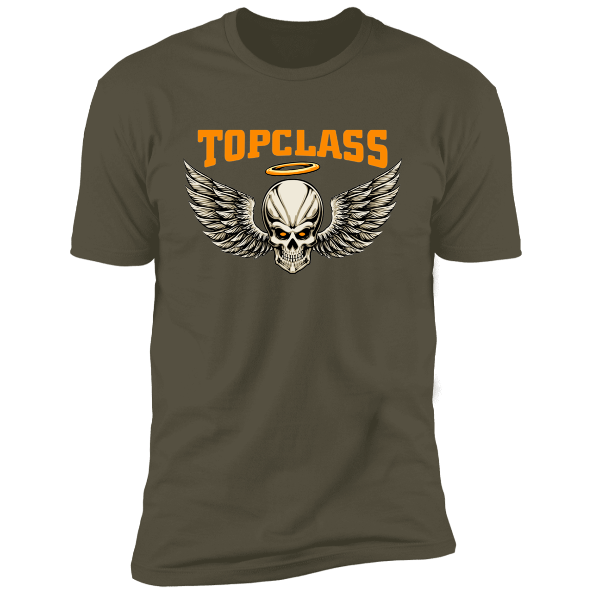 Topclass Skull with wings and halo Tshirt