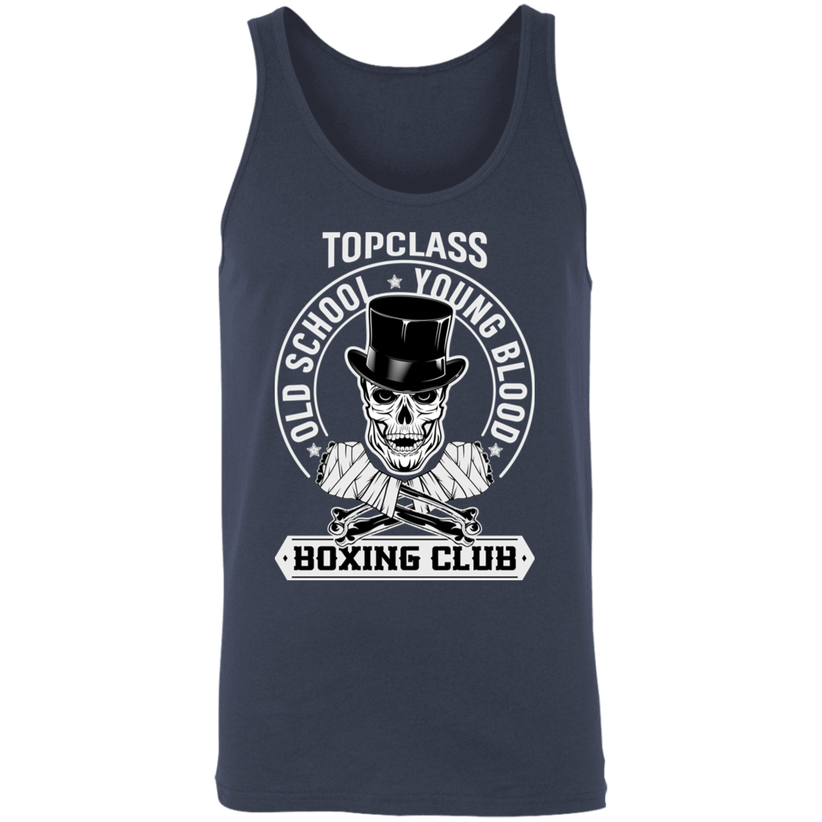 Topclass Old School Boxing Skull Tank Top