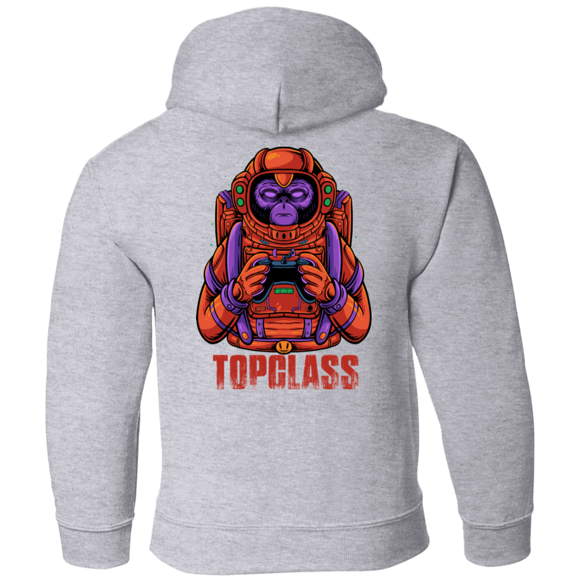 Topclass Gorilla Astronaut Youth Hoodie