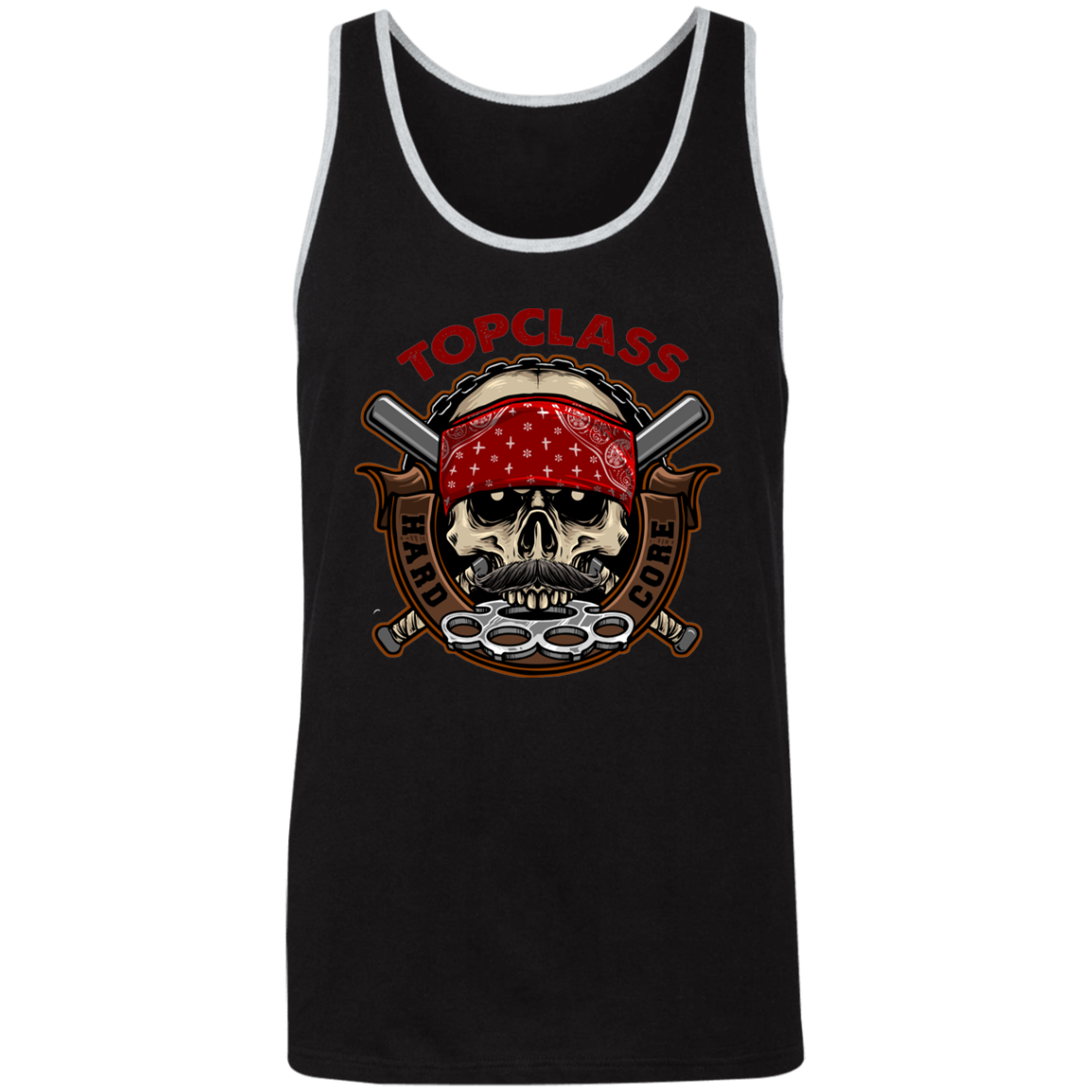 Topclass Skull and Brass Knuckles Tank Top