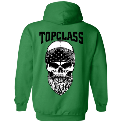 Topclass Bearded Bandana Skull Hoodie