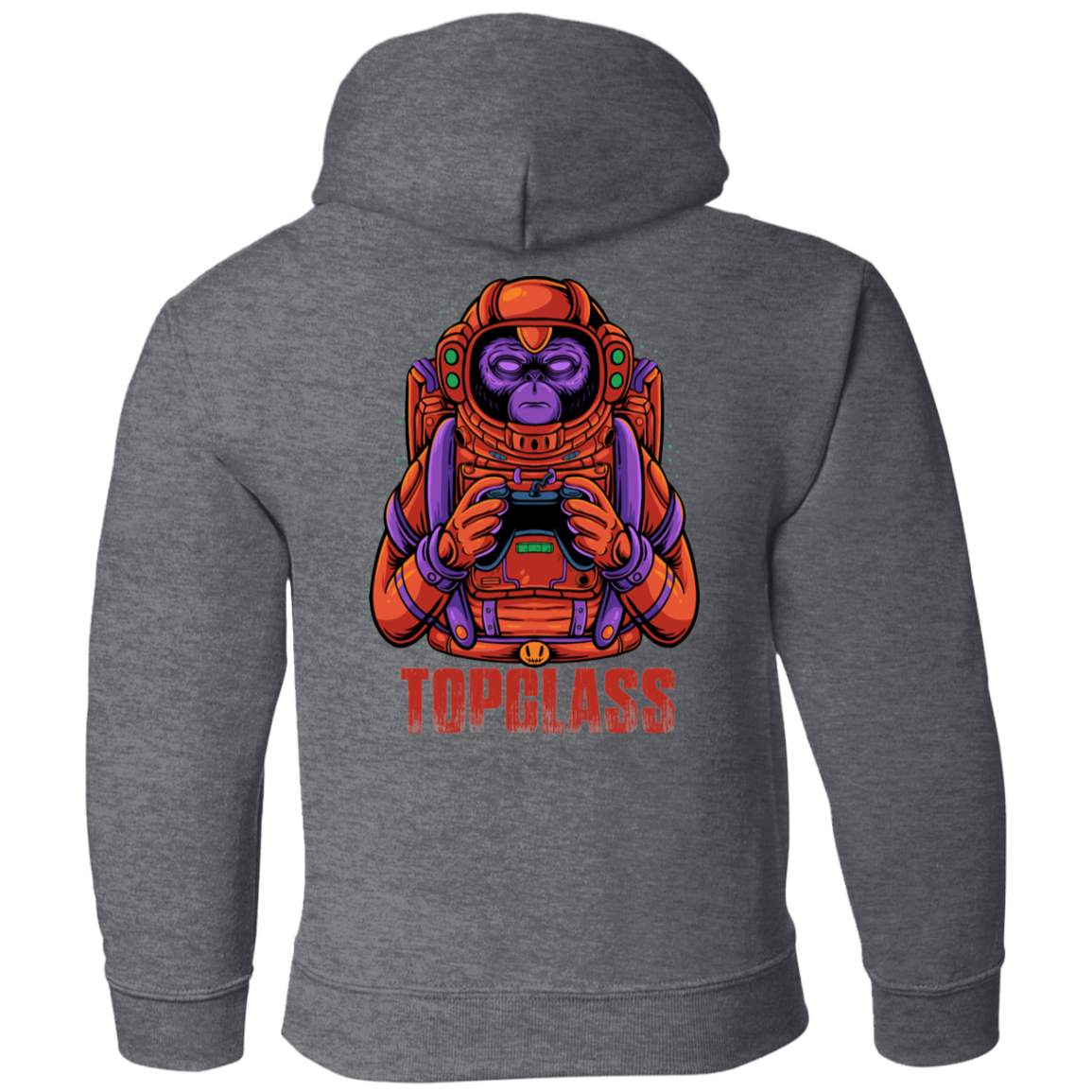 Topclass Gorilla Astronaut Youth Hoodie