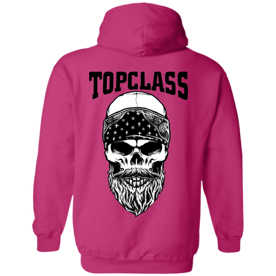 Topclass Bearded Bandana Skull Hoodie