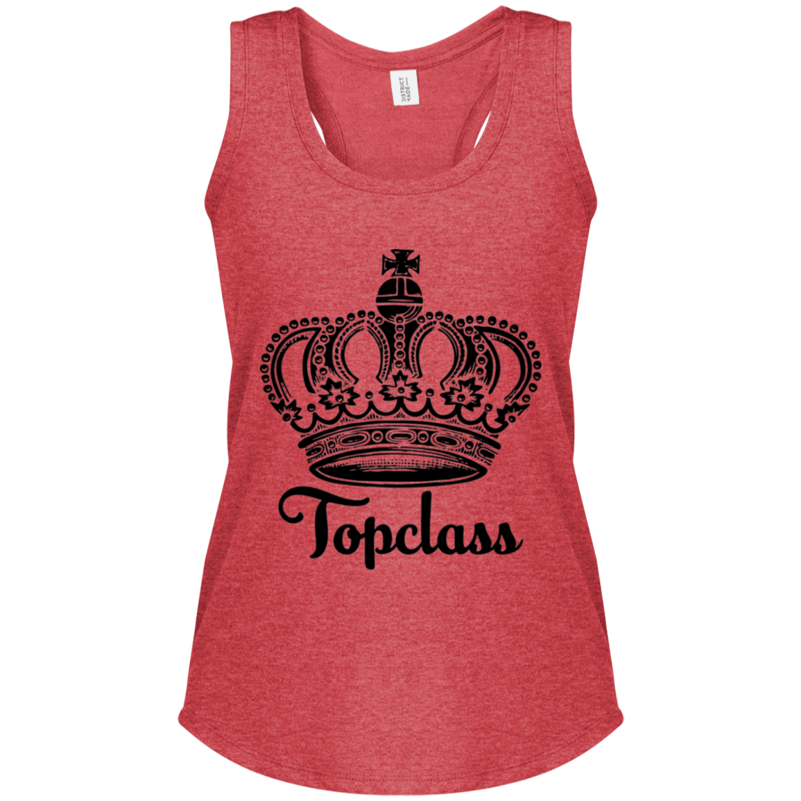 Topclass Black Logo Crown Tank Top