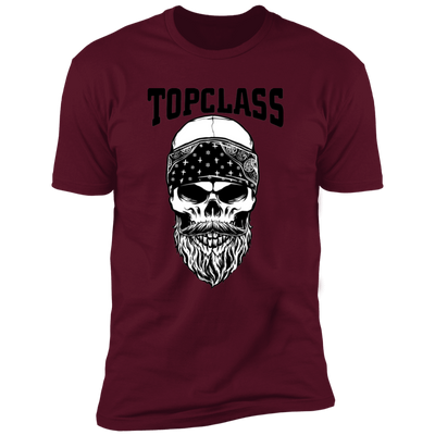 Topclass Bearded Skull and Bandana Tshirt