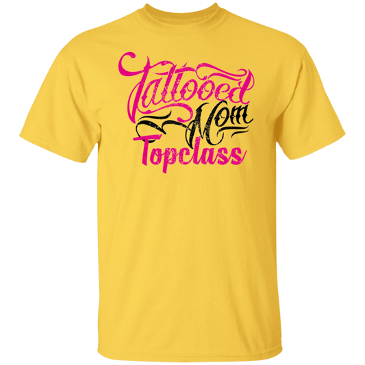 Topclass Tattooed Mom pink Womens Tshirt