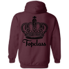 Topclass Black Crown Logo Hoodie