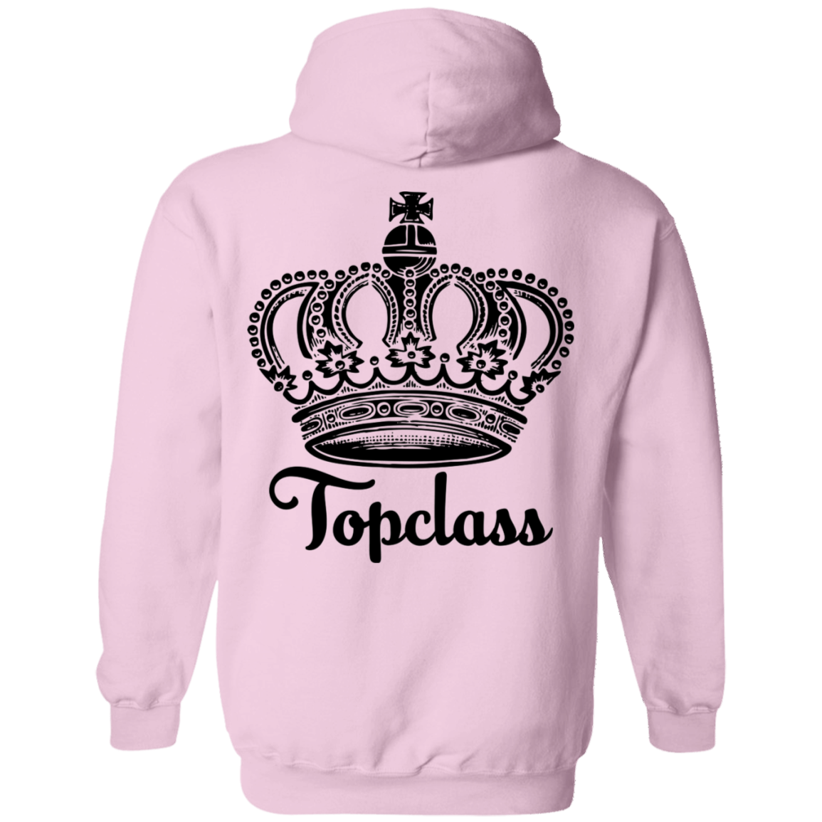 Topclass Black Crown Logo Hoodie