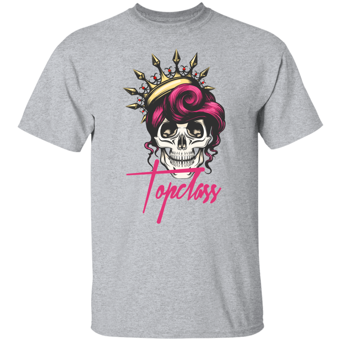 topclass pink hair skull - Topclass Mafia