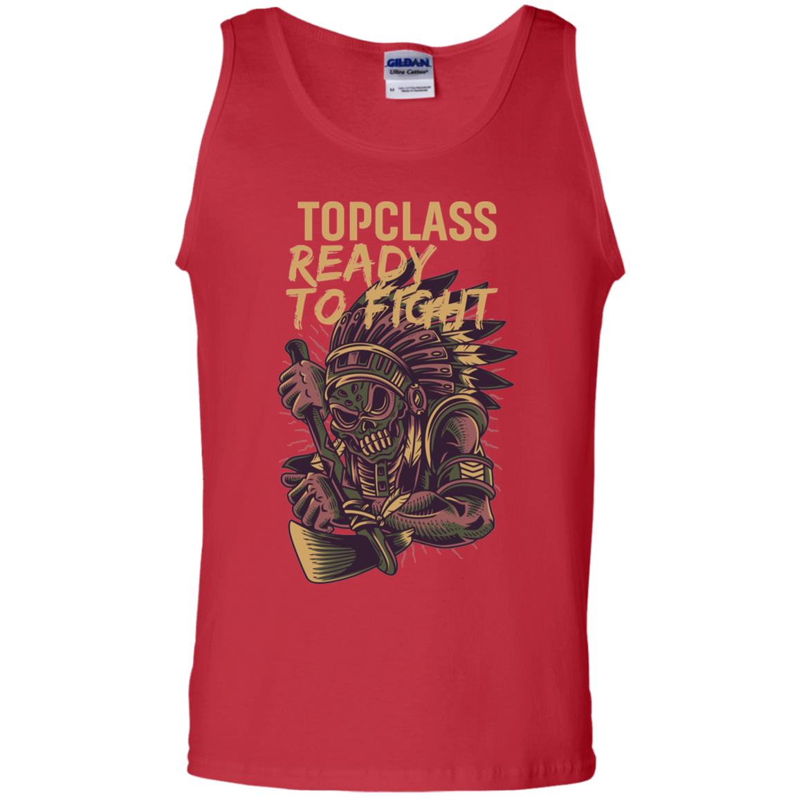 Topclass Indian Ready to Fight Tank Top