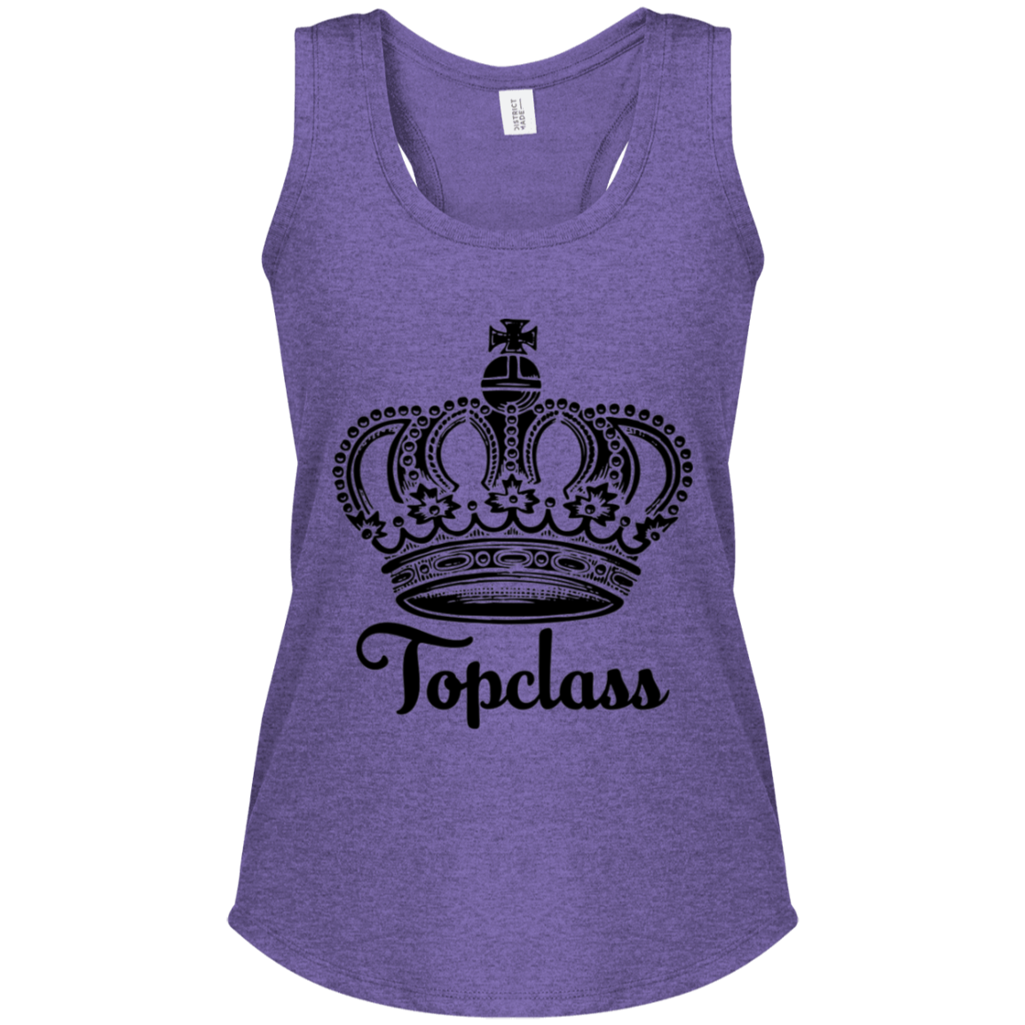 Topclass Black Logo Crown Tank Top