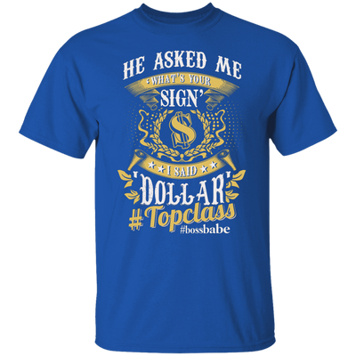 Topclass Dollar Sign Tshirt