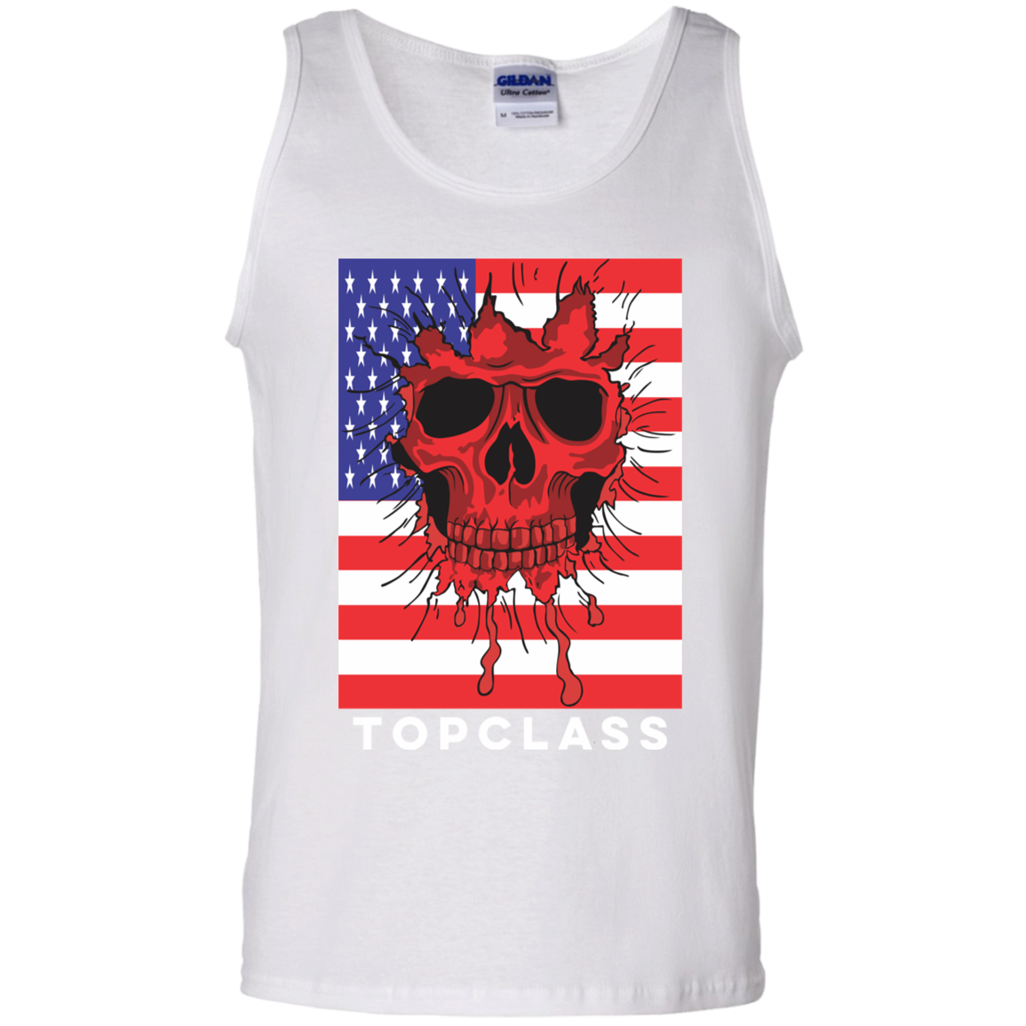 Topclass Skull on Flag - Topclass Mafia