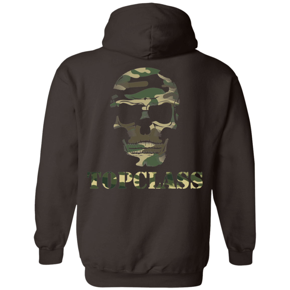 Topclass Camo Skull Hoodie