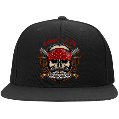 Topclass Skull and Brass Knuckles Snap Back Hat