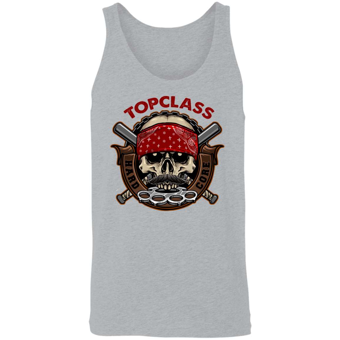 Topclass Skull and Brass Knuckles Tank Top