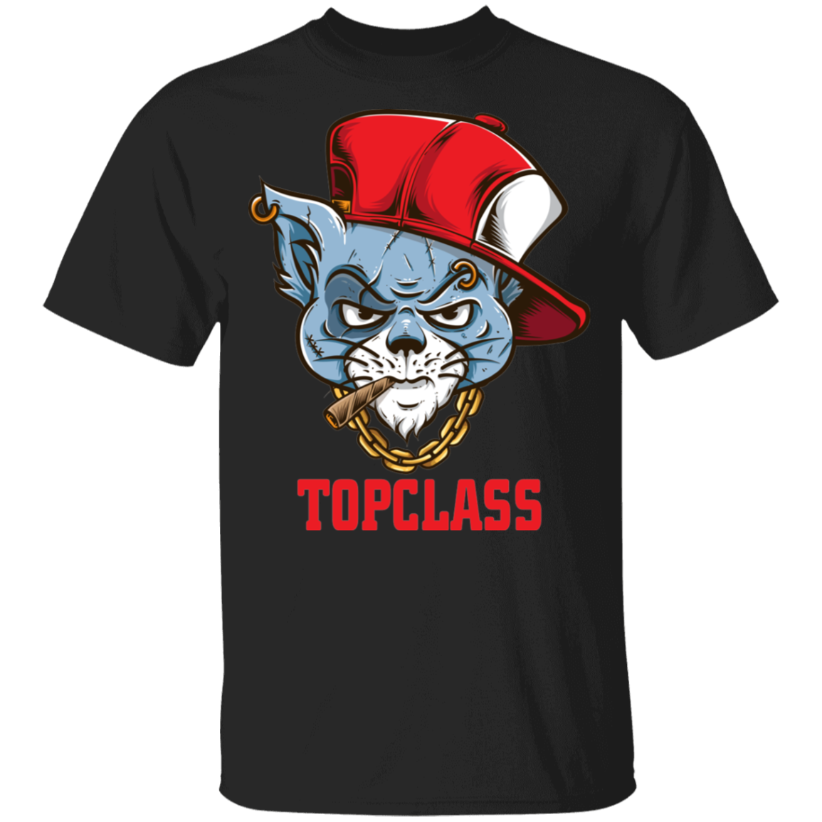 Topclass Pierced Cat Youth Tshirt