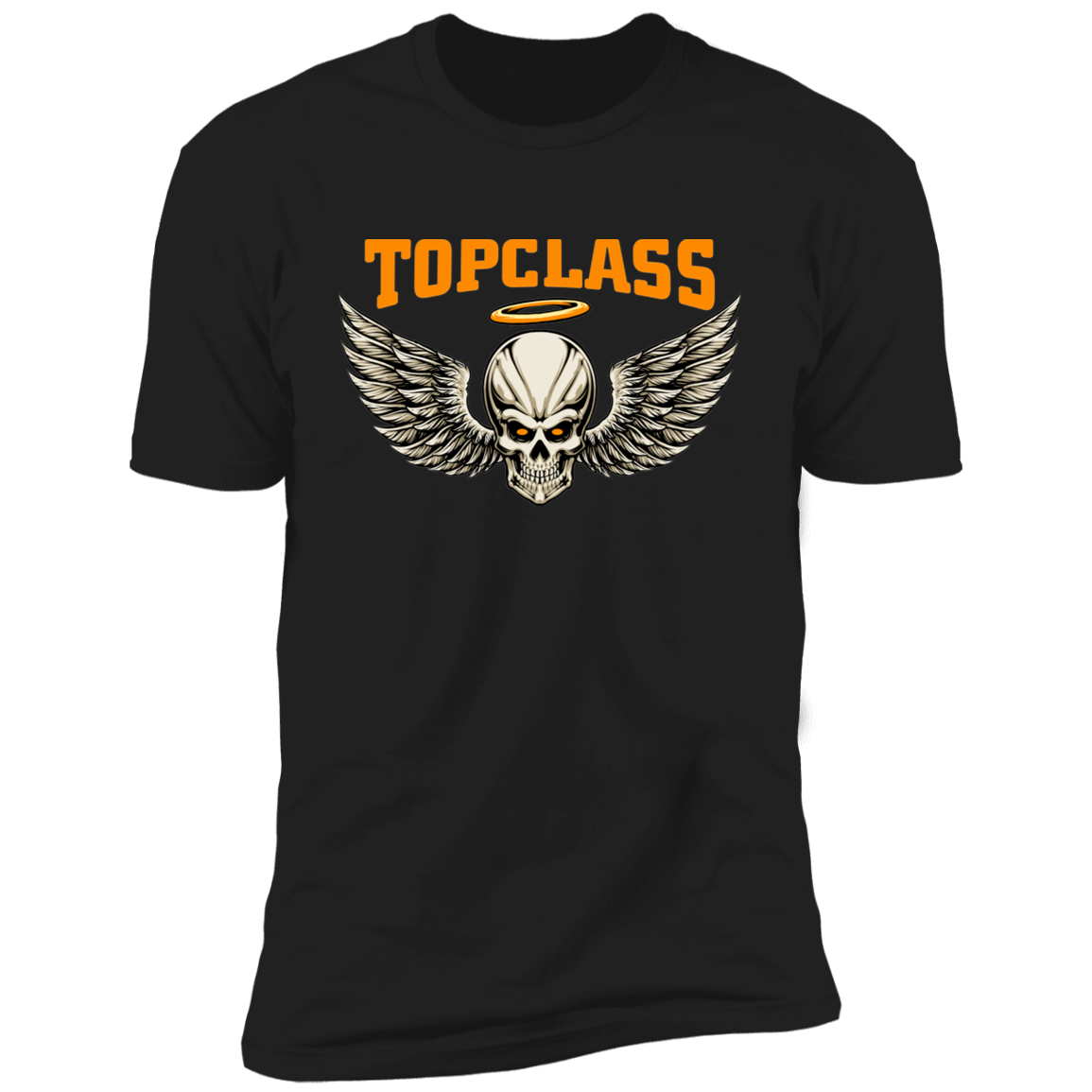 Topclass Skull with wings and halo Tshirt