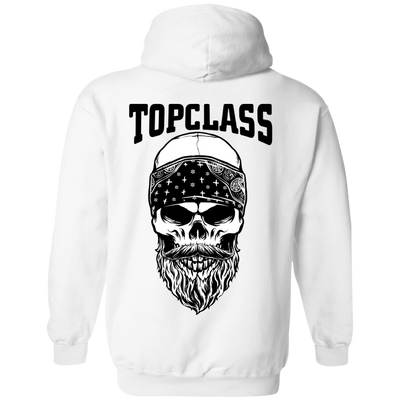 Topclass Bearded Bandana Skull Hoodie