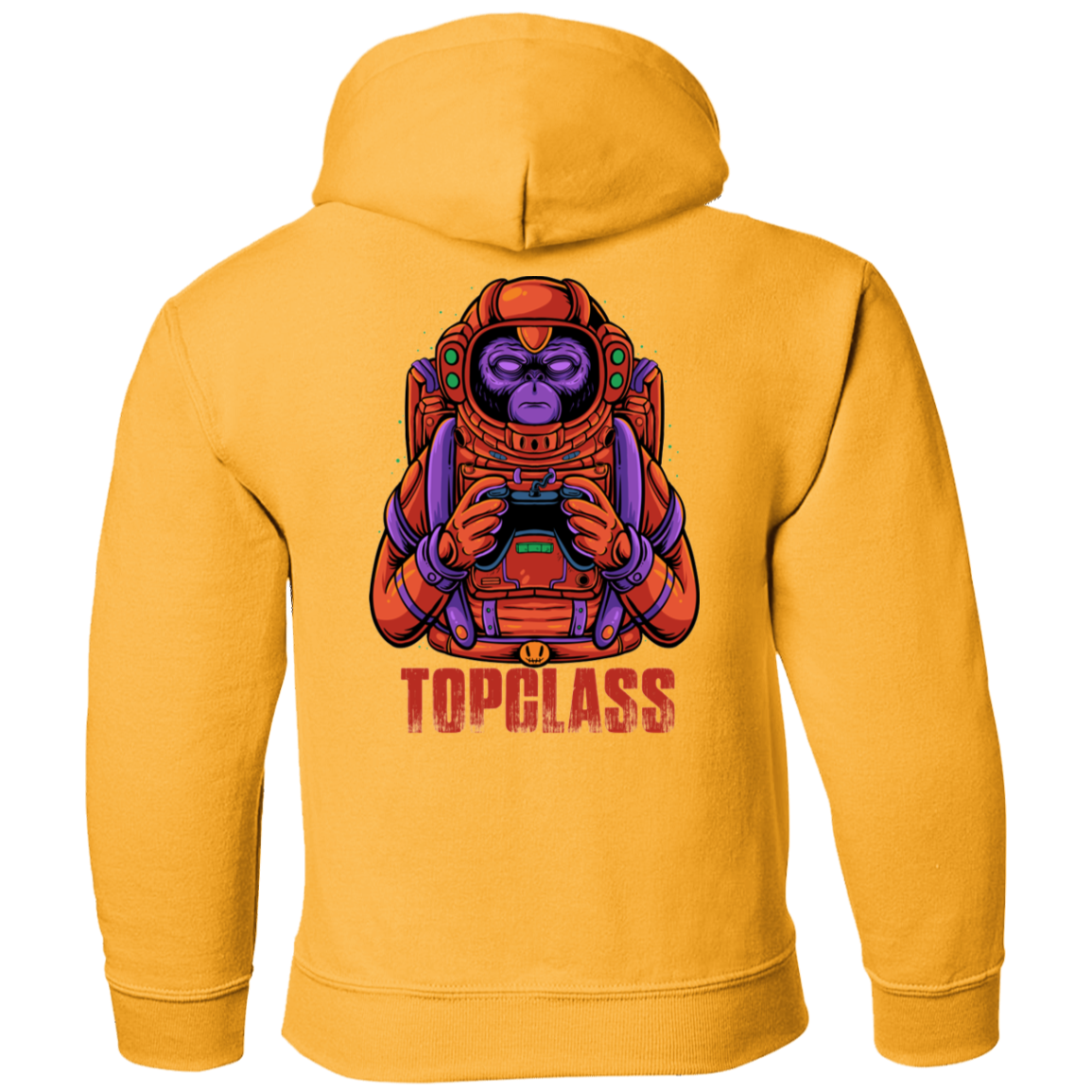 Topclass Gorilla Astronaut Youth Hoodie