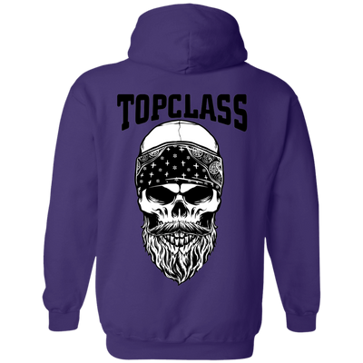 Topclass Bearded Bandana Skull Hoodie