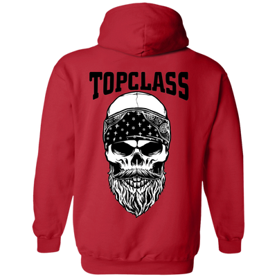 Topclass Bearded Bandana Skull Hoodie