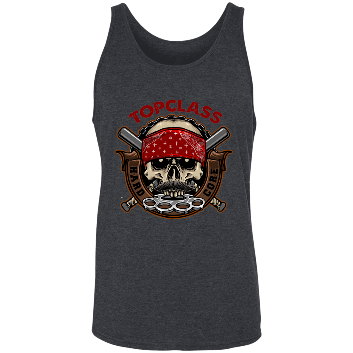 Topclass Skull and Brass Knuckles Tank Top