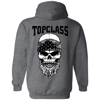 Topclass Bearded Bandana Skull Hoodie