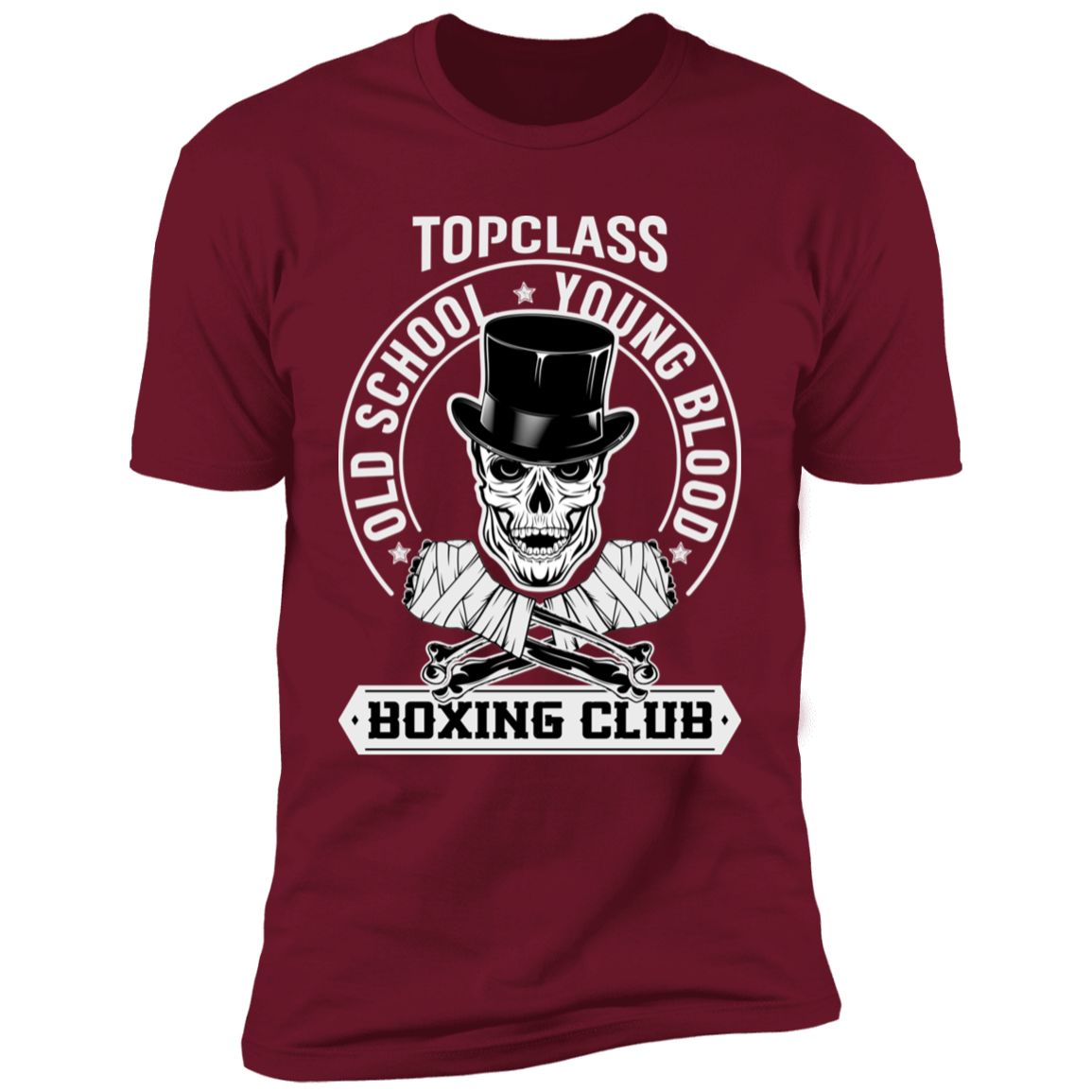 Topclass Old School Boxing Skull Tshirt