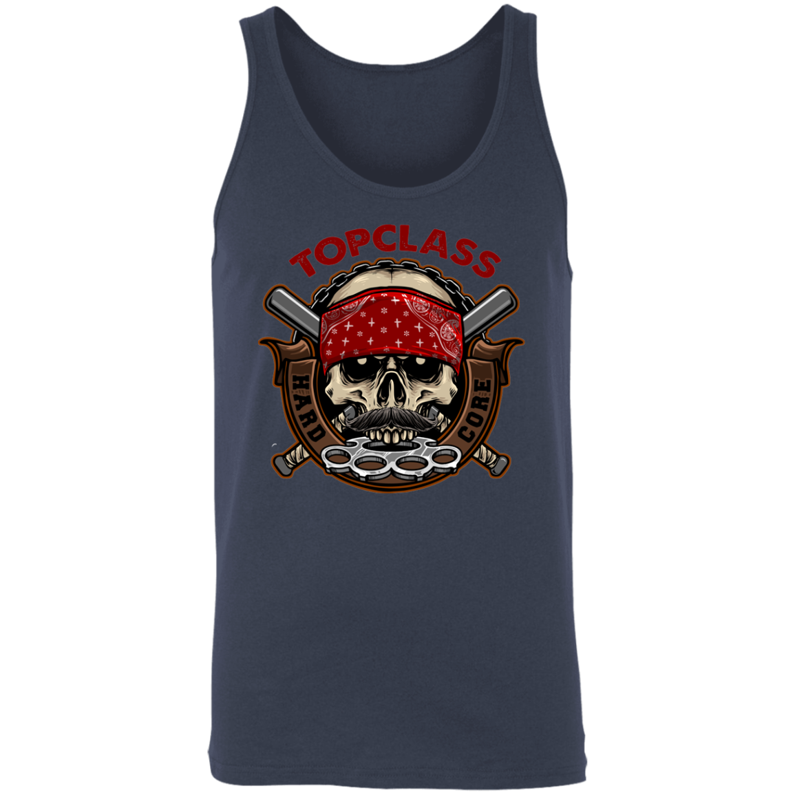 Topclass Skull and Brass Knuckles Tank Top