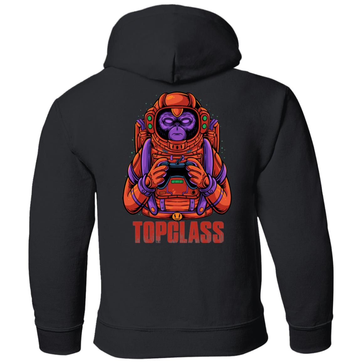 Topclass Gorilla Astronaut Youth Hoodie