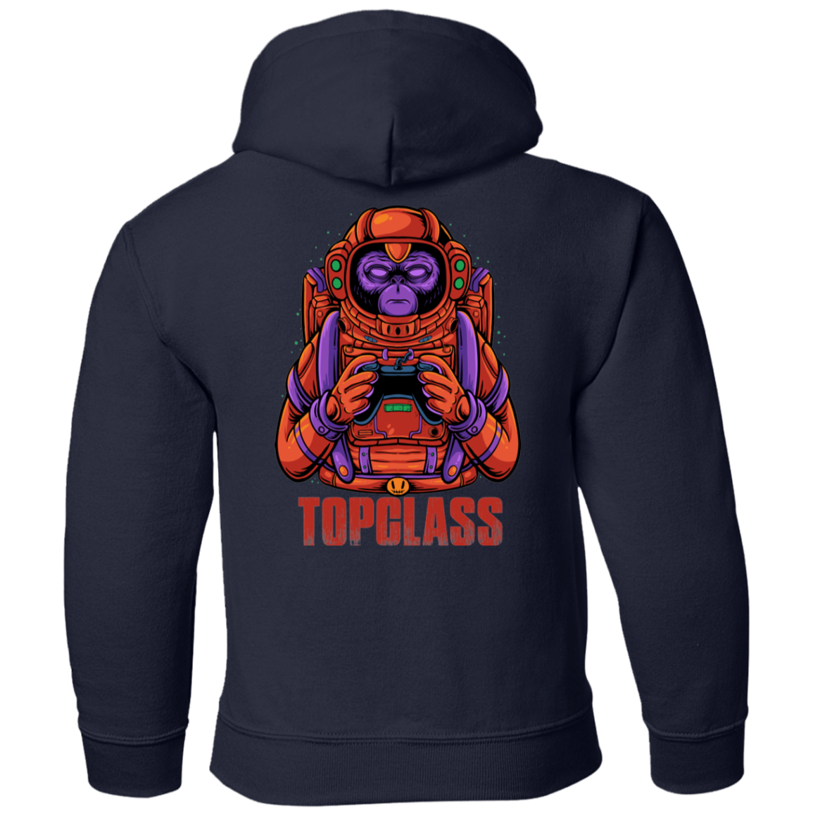 Topclass Gorilla Astronaut Youth Hoodie