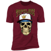 Topclass Skull with Baseball Hat and Crown Tshirt