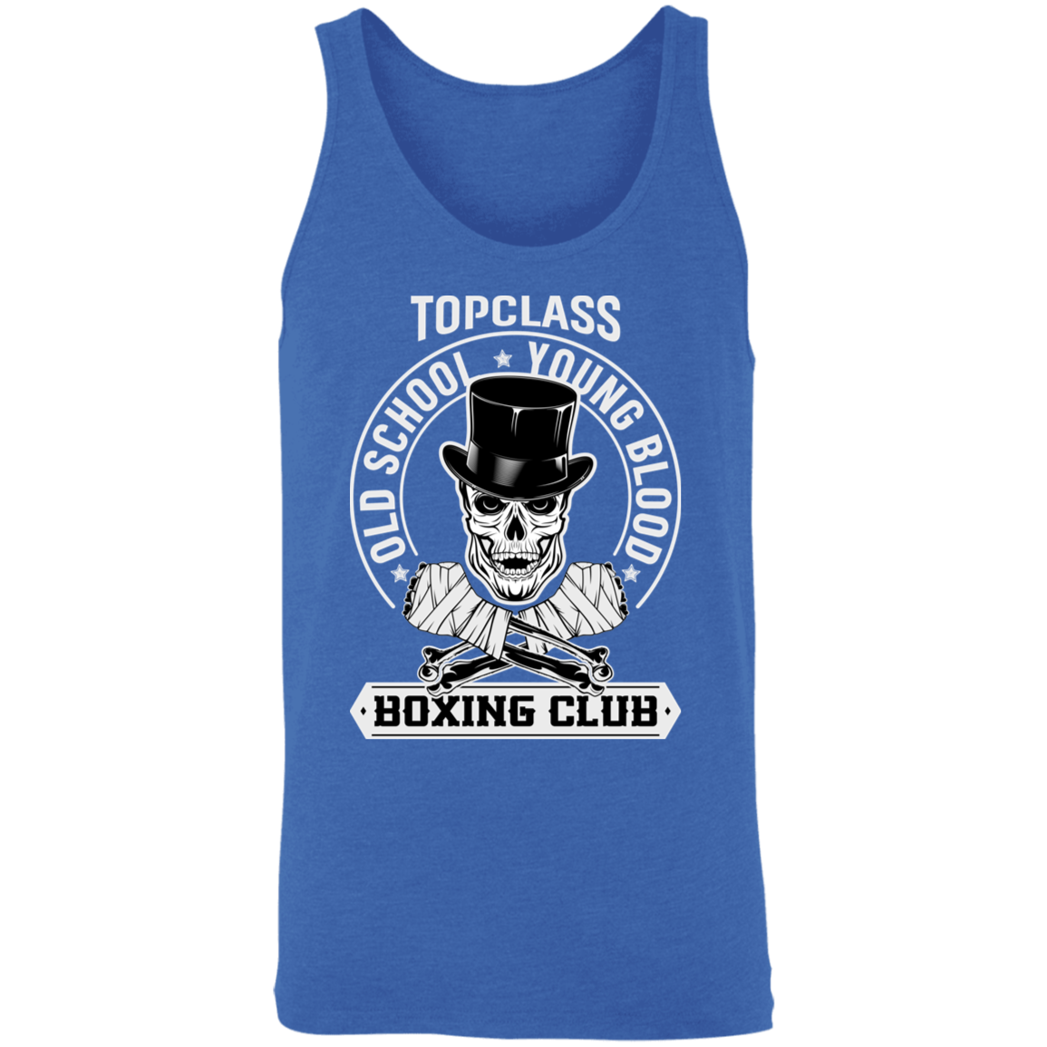 Topclass Old School Boxing Skull Tank Top