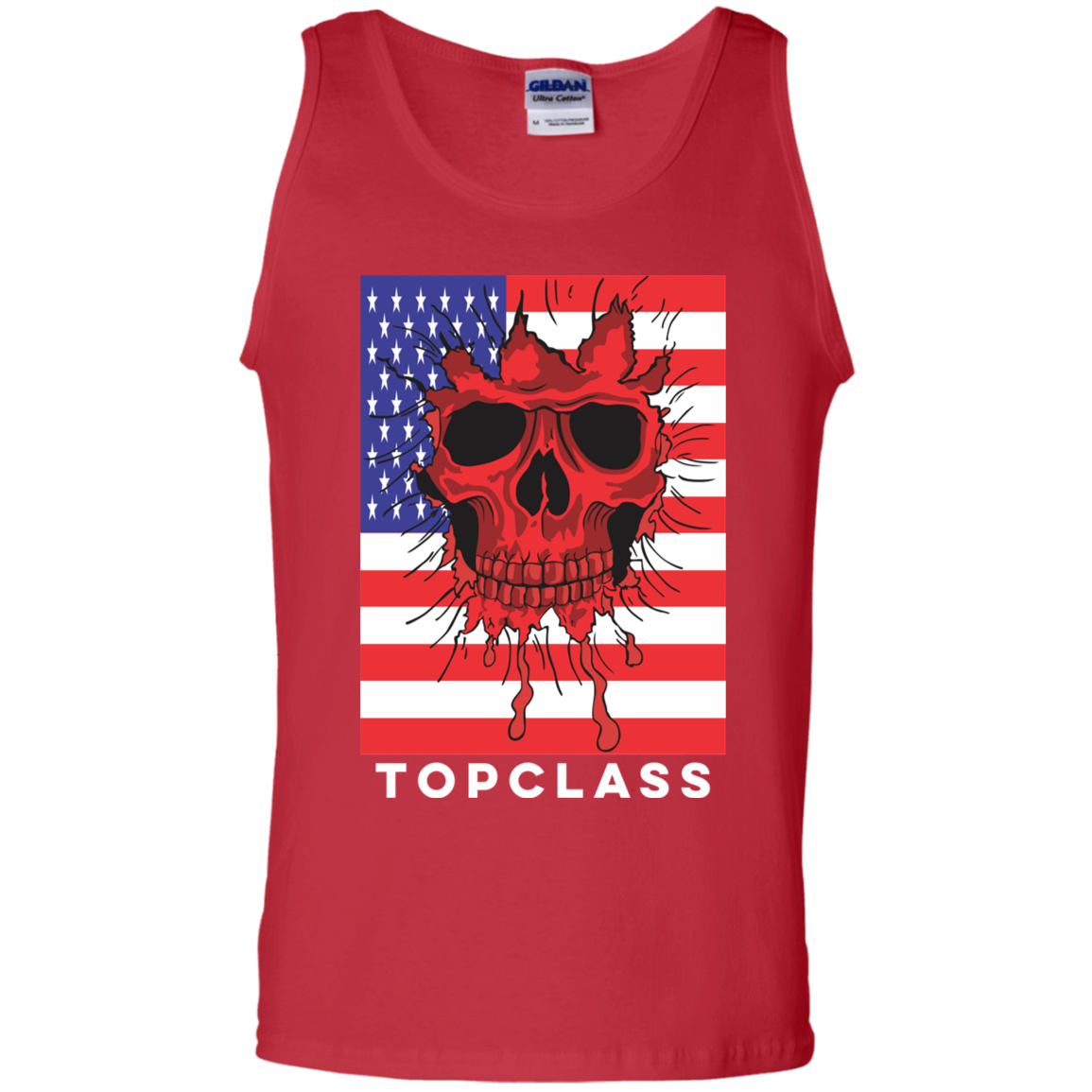 Topclass Skull on Flag - Topclass Mafia