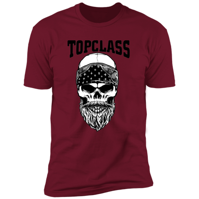 Topclass Bearded Skull and Bandana Tshirt