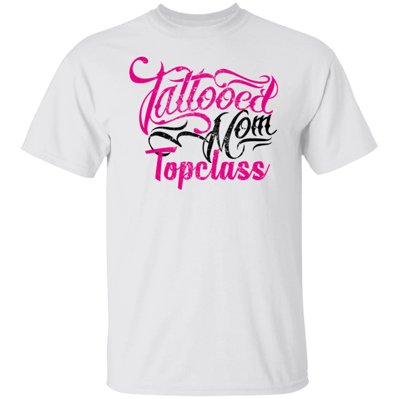 Topclass Tattooed Mom pink Womens Tshirt
