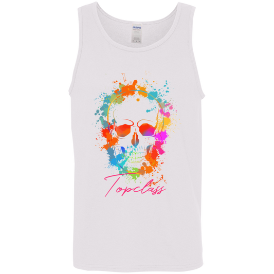 colorful skull Tank Top - Topclass Mafia