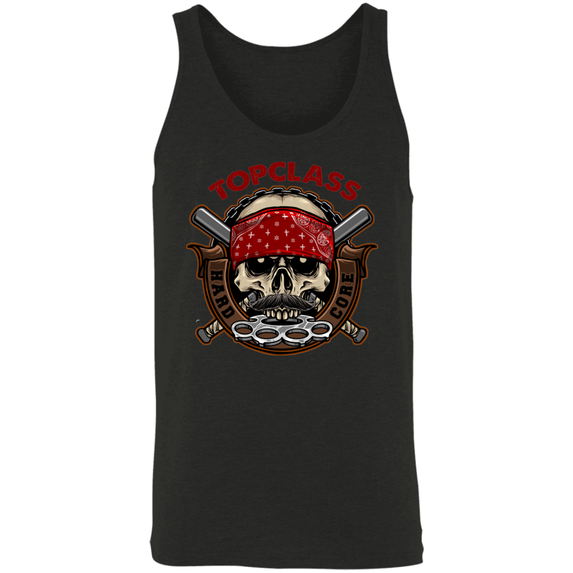 Topclass Skull and Brass Knuckles Tank Top