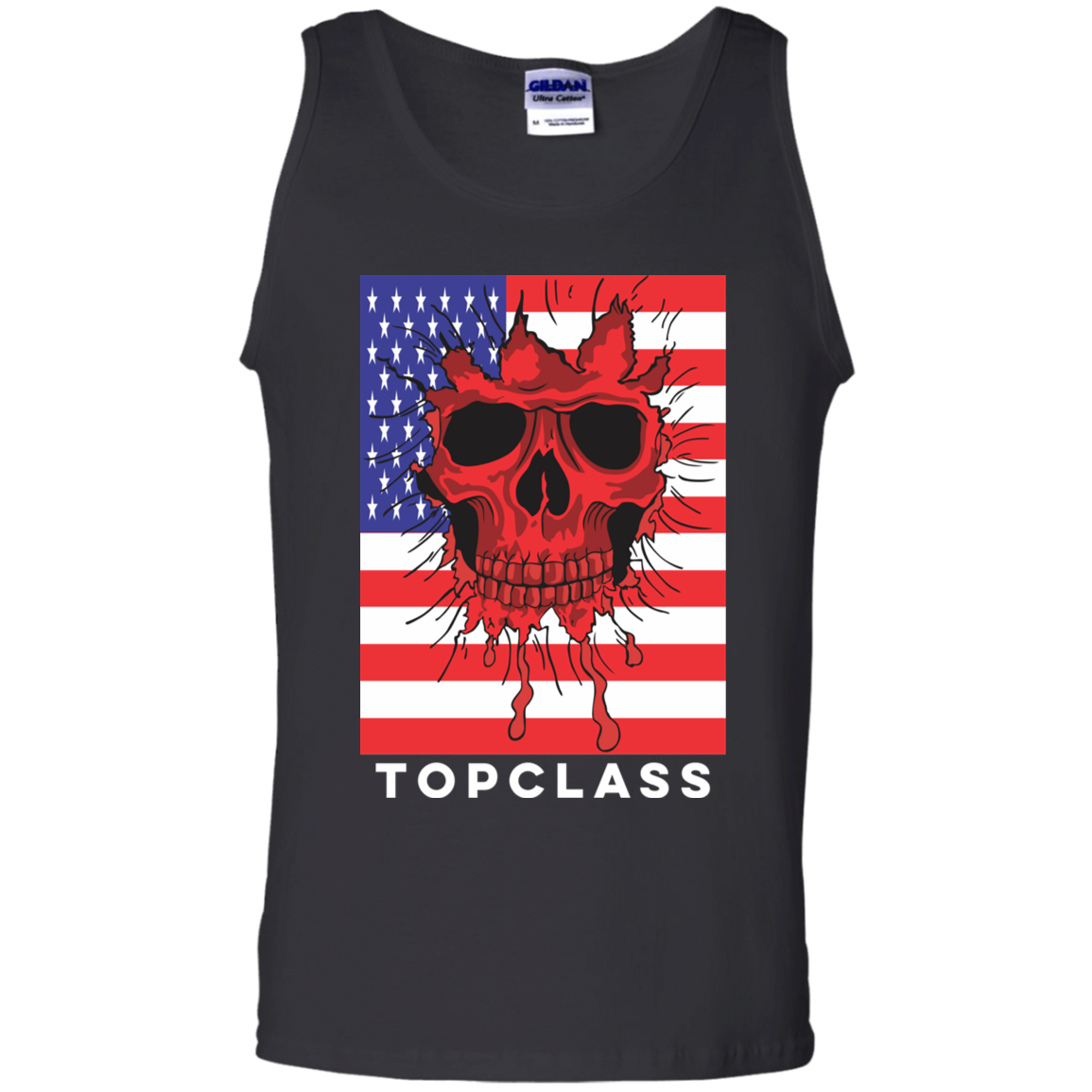 Topclass Skull on Flag - Topclass Mafia