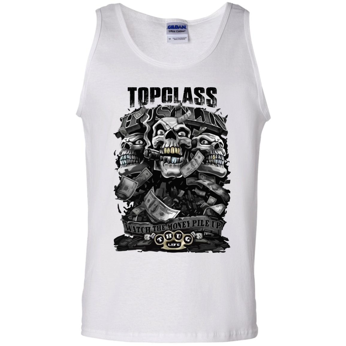 Topclass stack of money skull - Topclass Mafia