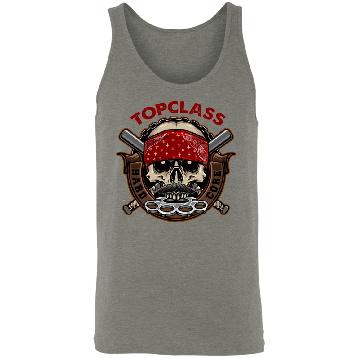 Topclass Skull and Brass Knuckles Tank Top