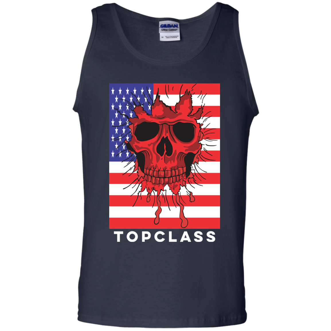 Topclass Skull on Flag - Topclass Mafia